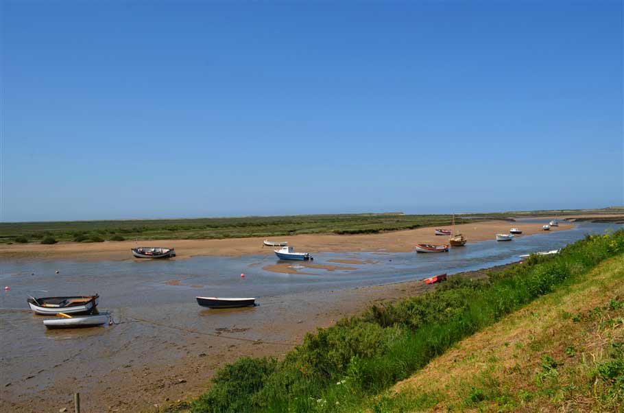 little boats in the creek- norfolk