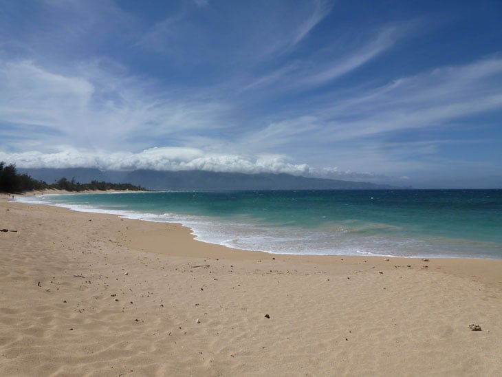 Maui Beach and Sea after Bike ride in Pala