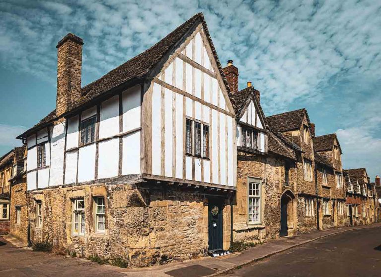 old house as you enter Lacock in Wiltshire