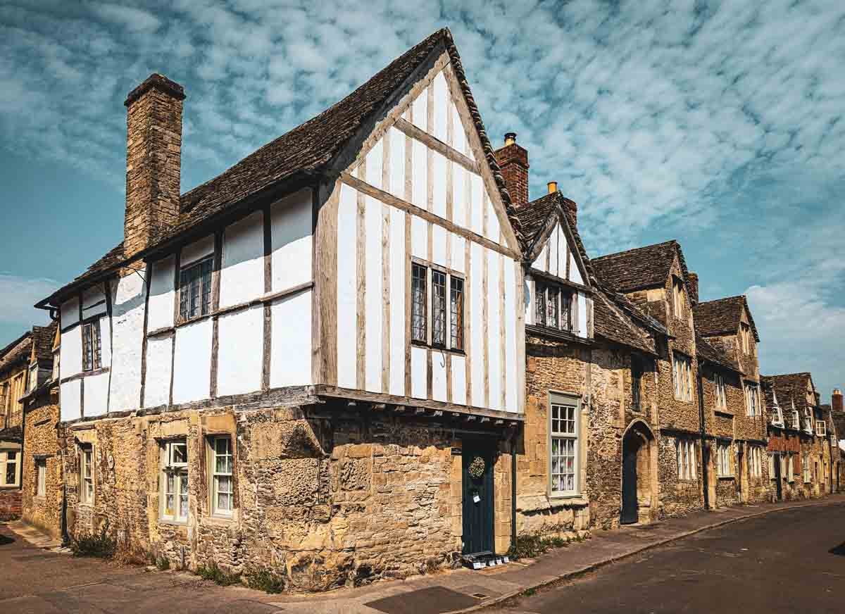 old house as you enter Lacock in Wiltshire