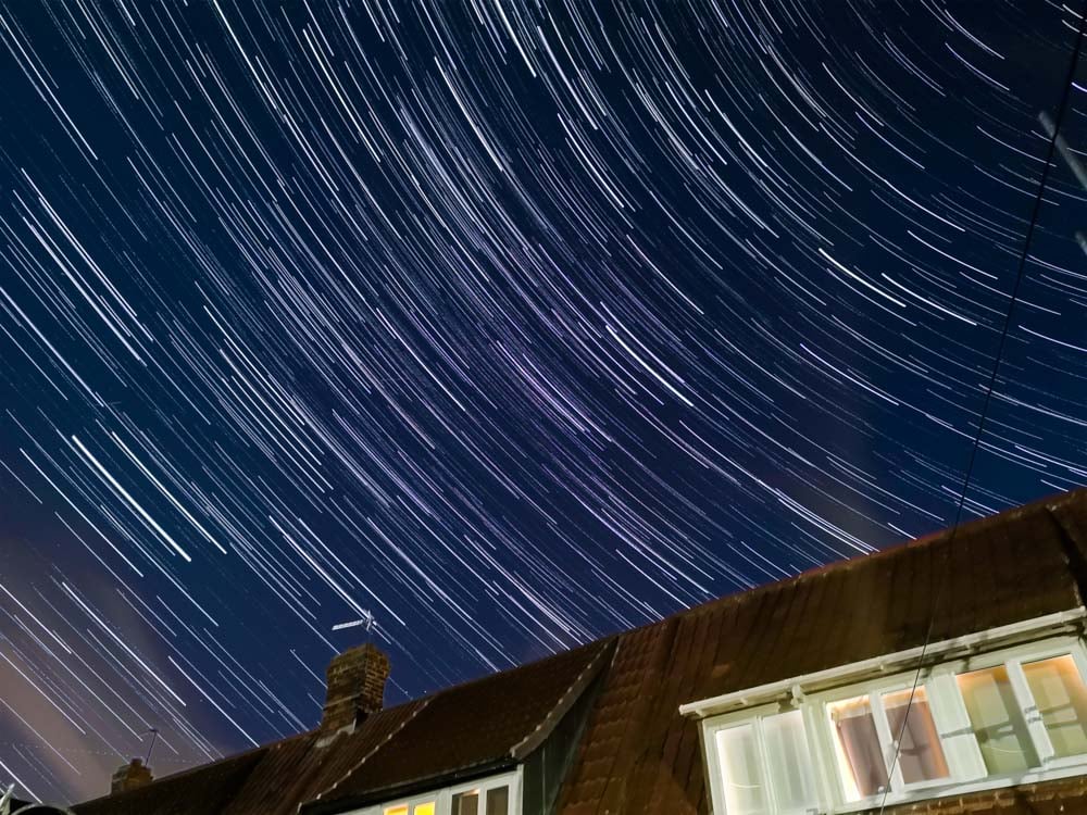 star trails with smartphone