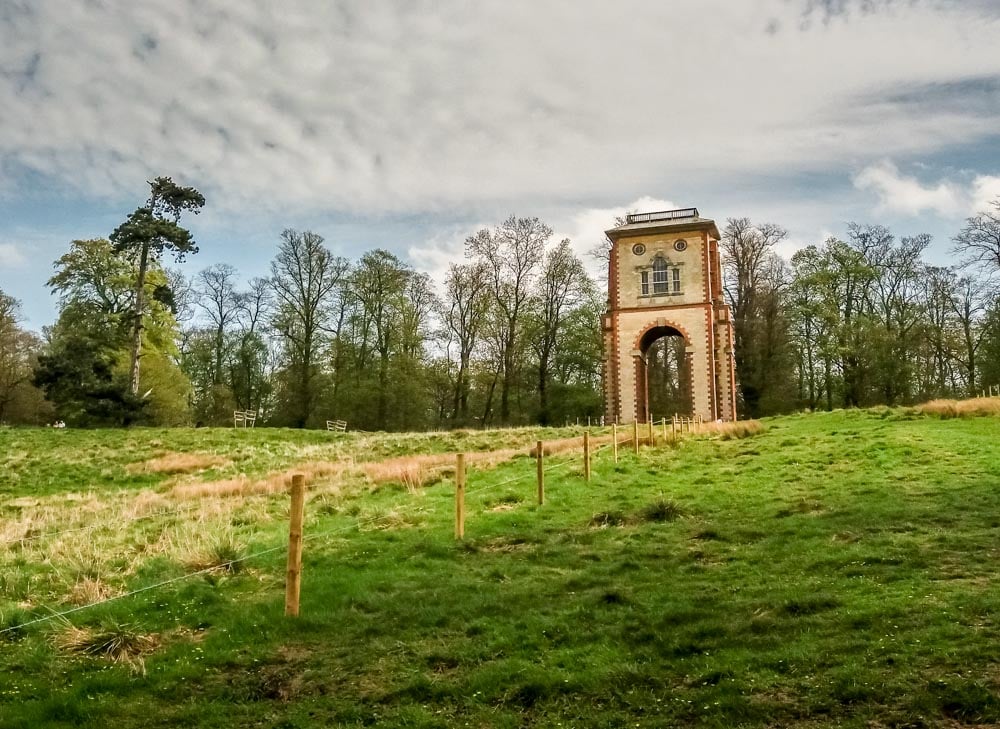 Belmount tower on the hill