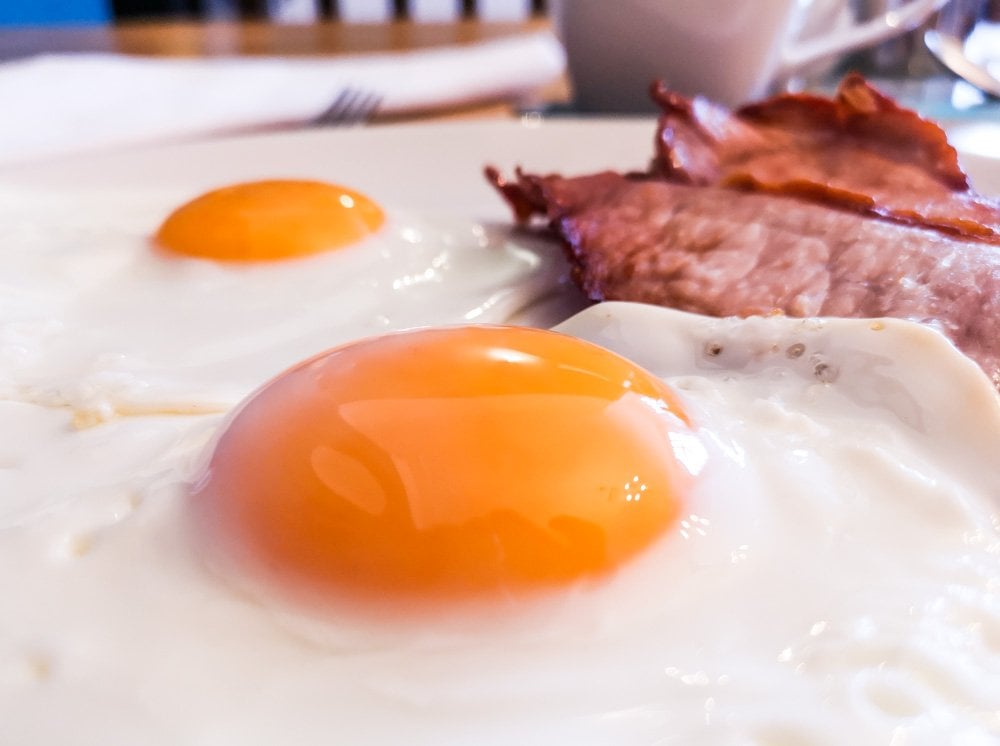 bacon and eggs