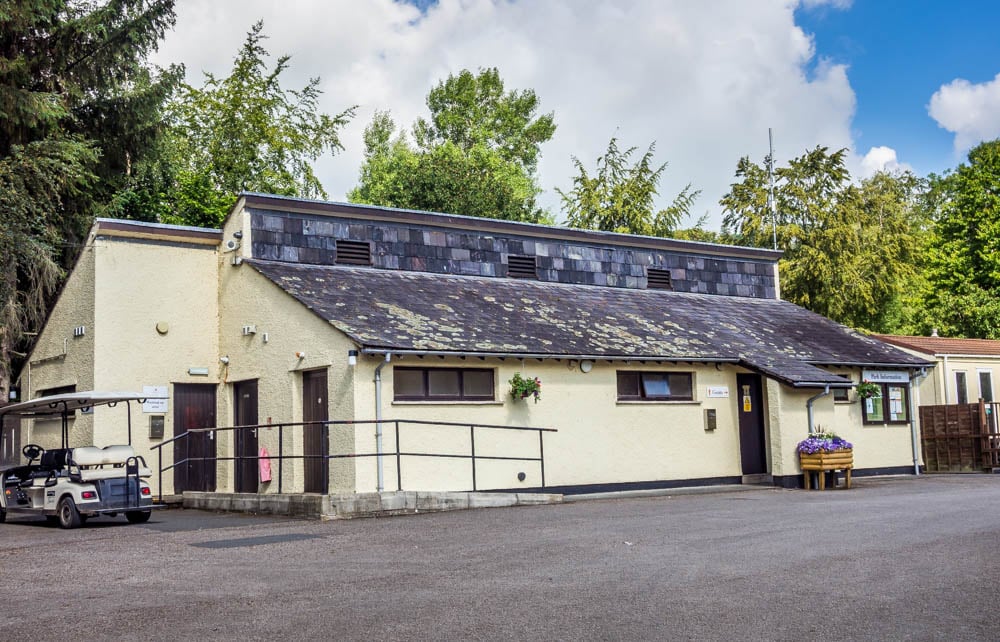 toilet block
