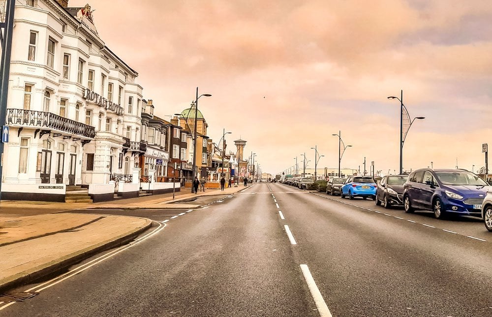 main coast street at Yarmouth, Norfolk