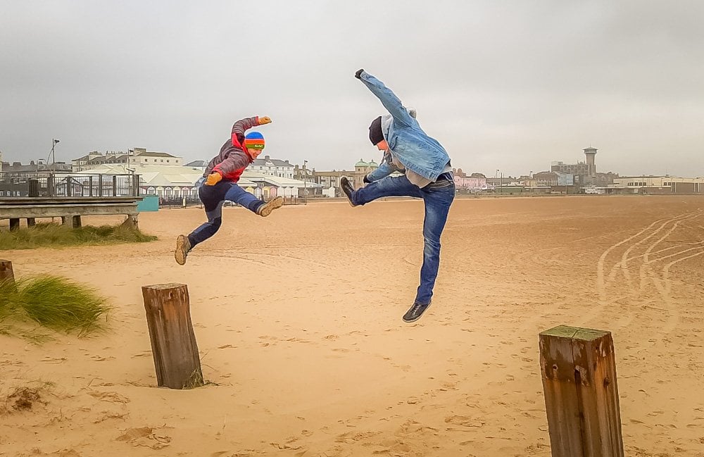 beach family fun at yarmouth