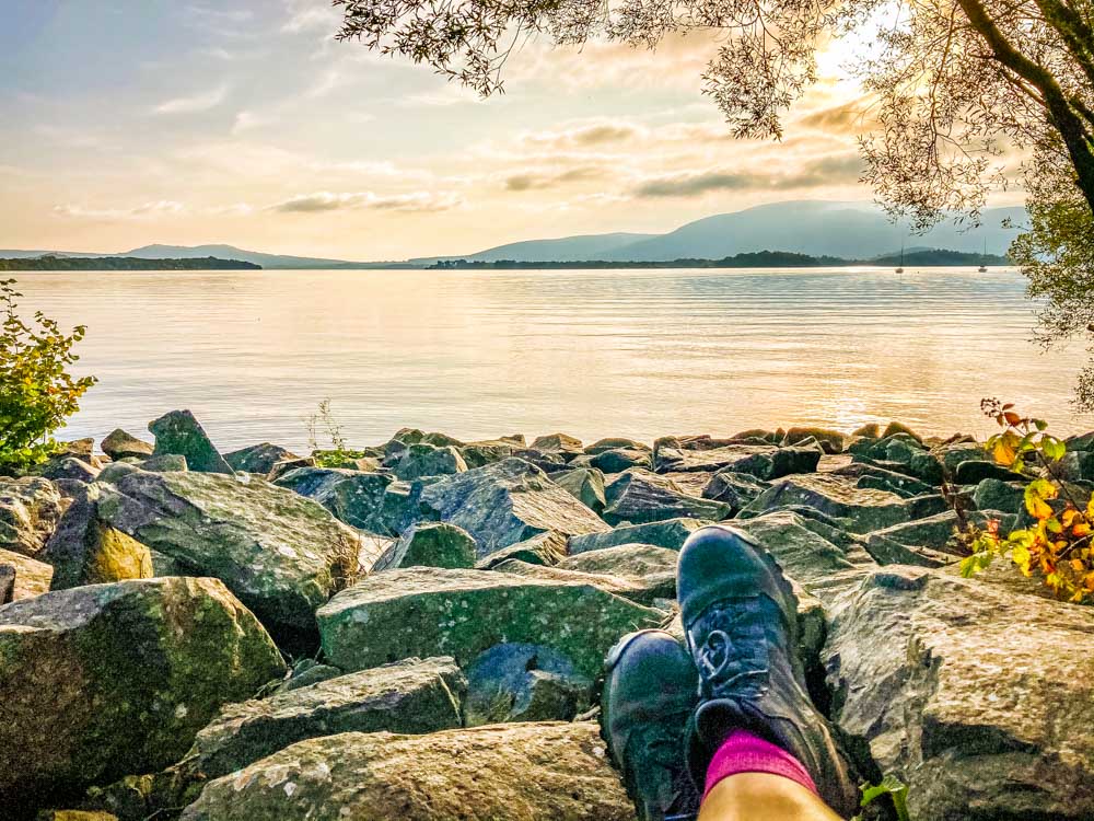 resting at loch lomond