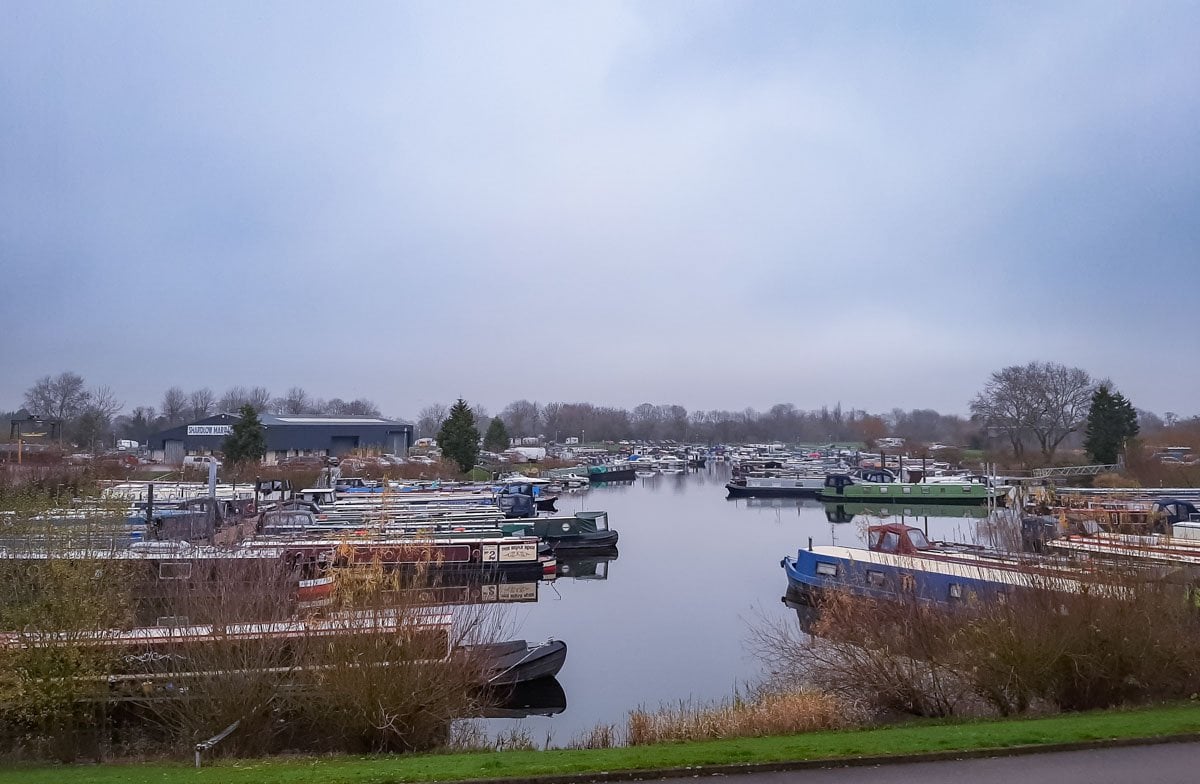 the harbour inland the wharf at Shardlow