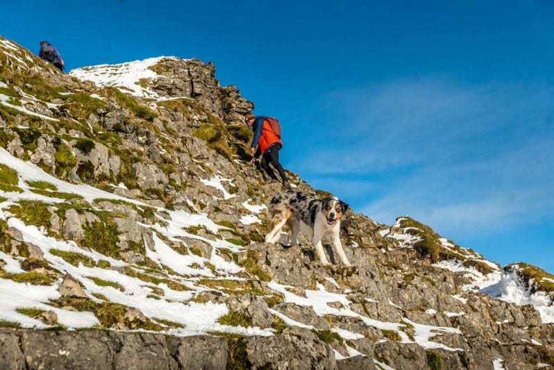 icy scramble on pen-y-ghent