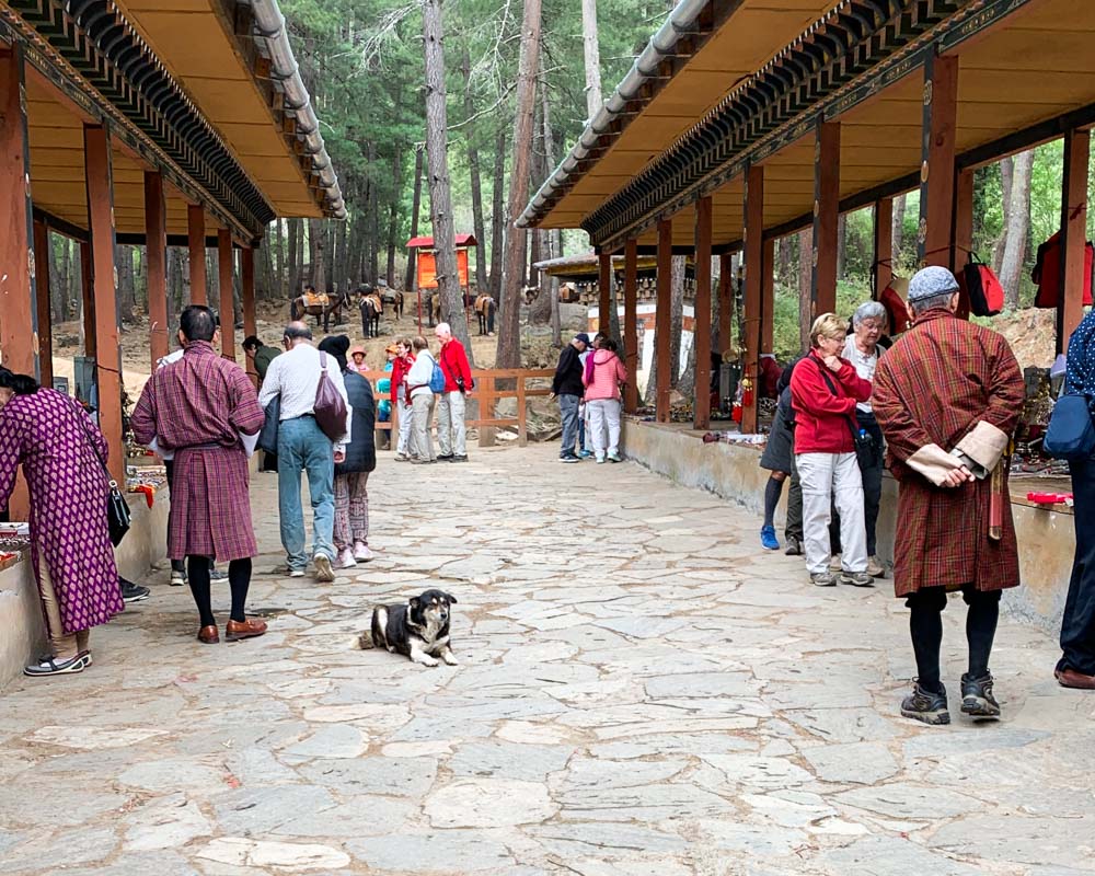 trailhead for Tiger's Nest trek