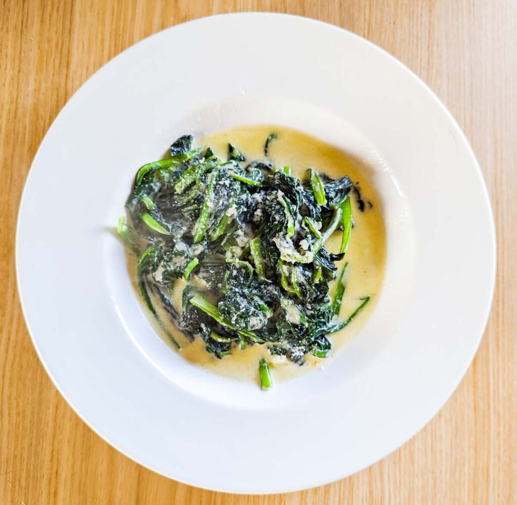 cheese creamed spinach