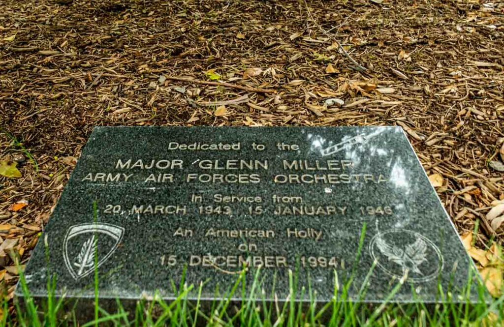 Glen Miller memorial at Arlington