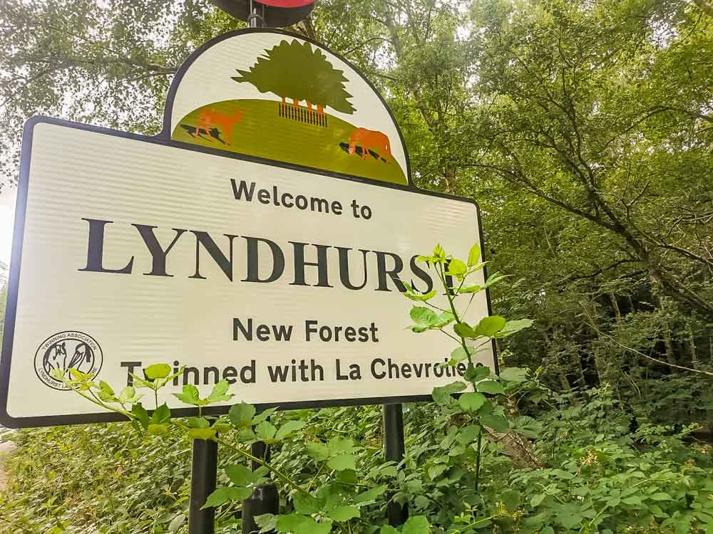 Lyndhurst village sign