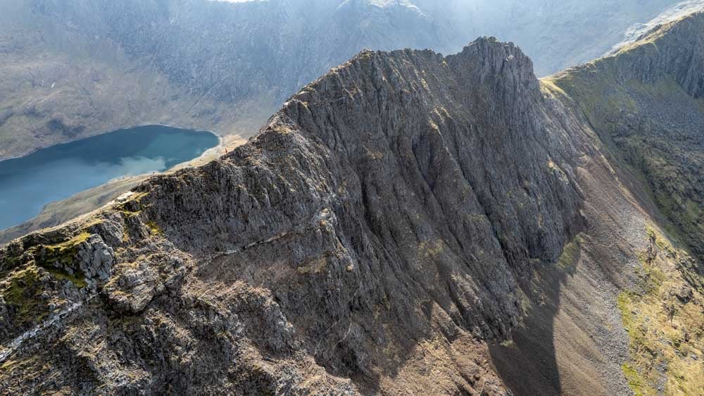 Crib Goch Drone photo