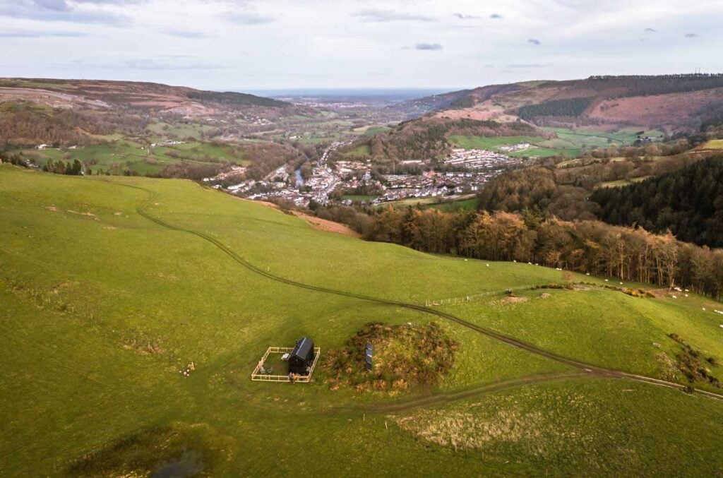 goose shack above LLangollen