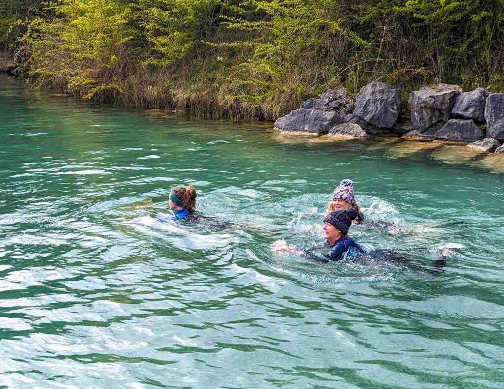 wild swimmers on baldhiker retreat