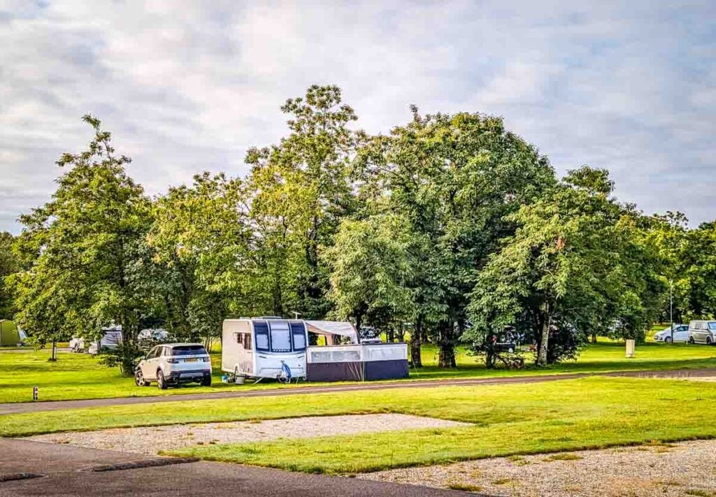 campsite in Cornwall