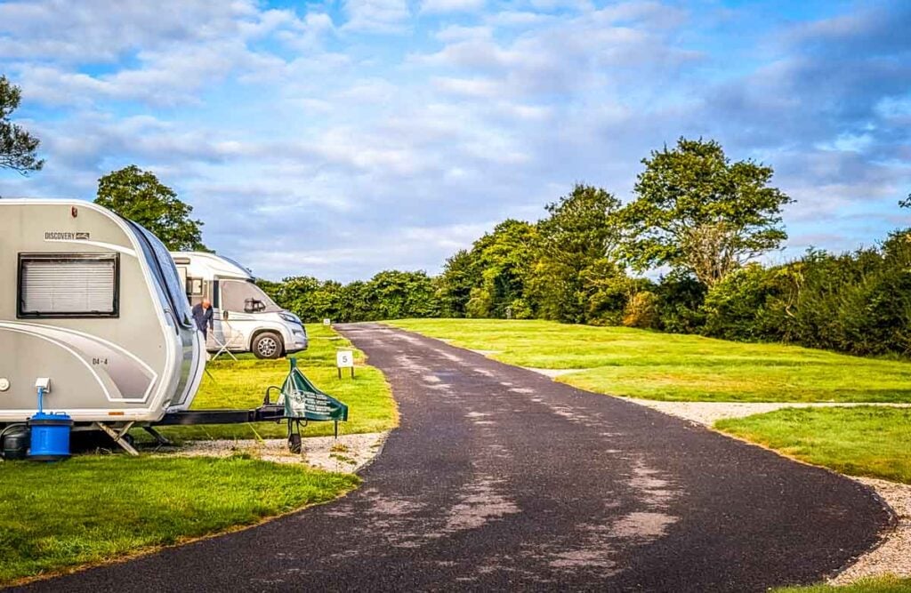 pitches at veryan campsite