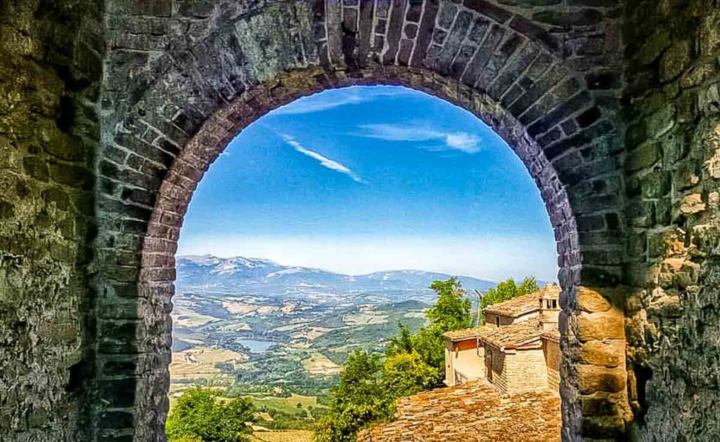 view in Le Marche