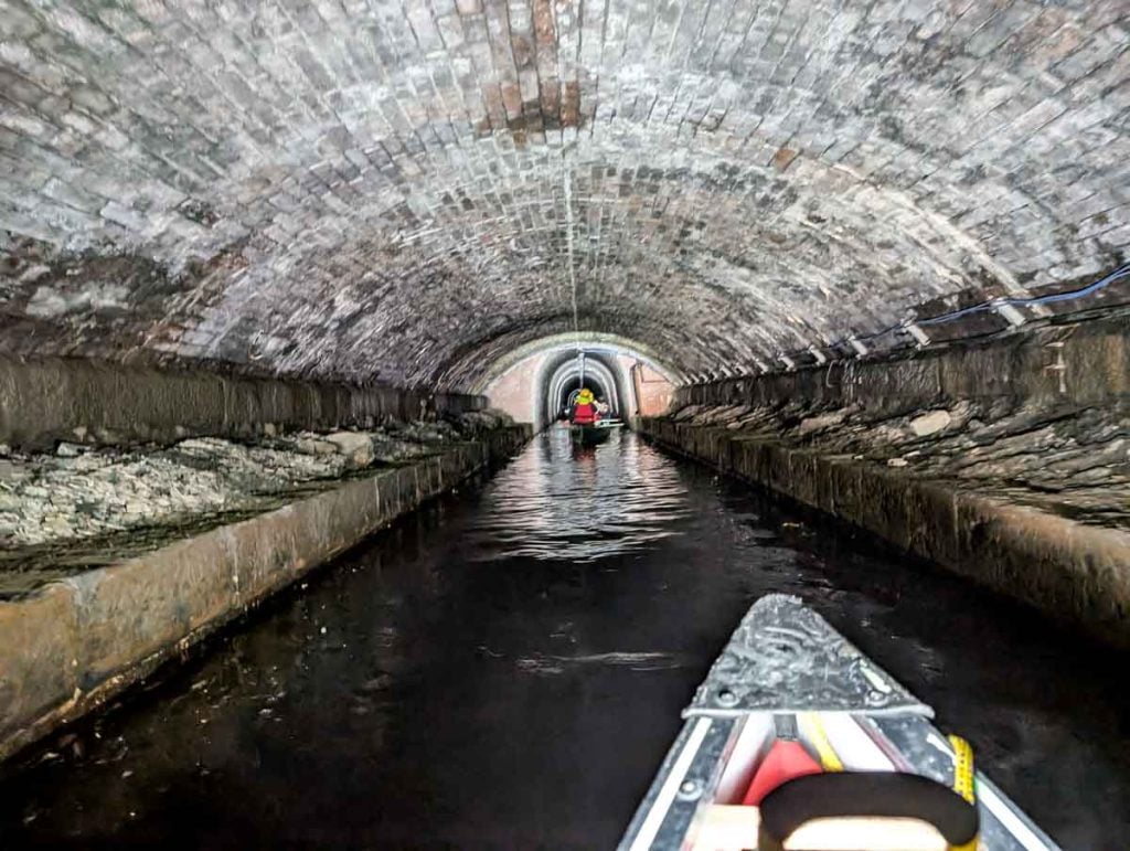 entering Standedge tunnel