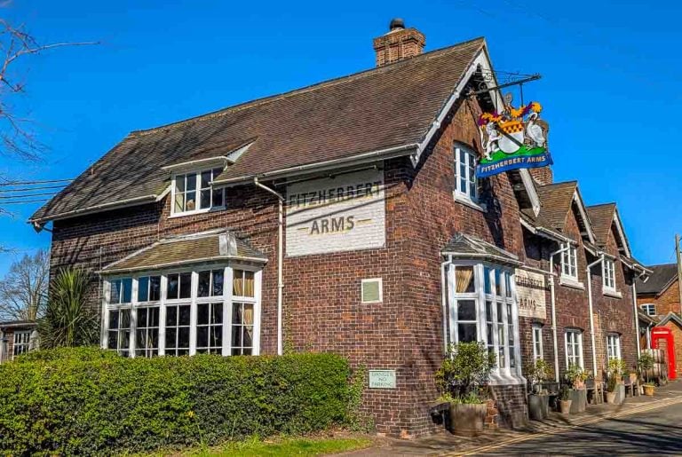 front of the Fitzherbert Arms