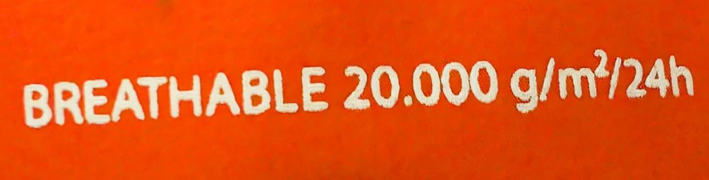 breathability rating