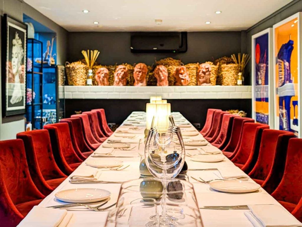 private dining room Villa do Geggiano