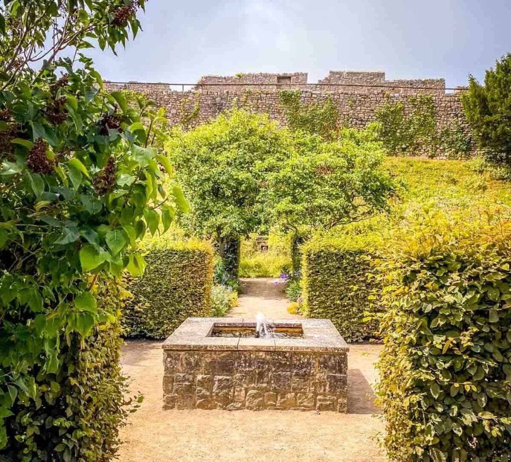 Beatrice garden at Carisbrooke Castle
