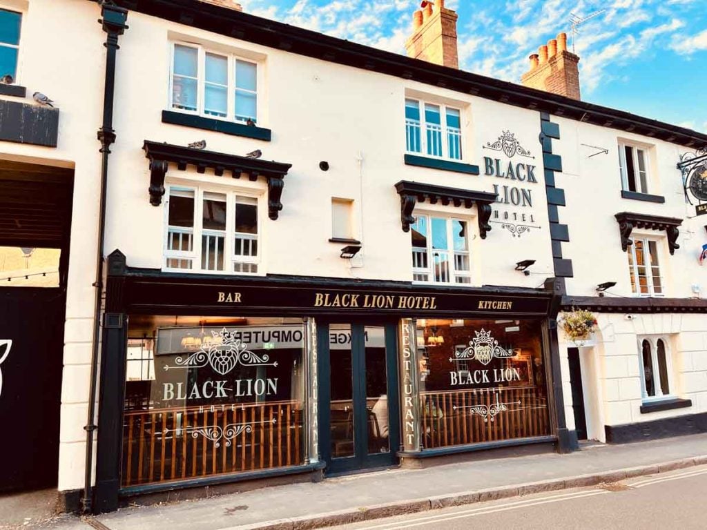 the Black Lion pub in Ellsemere