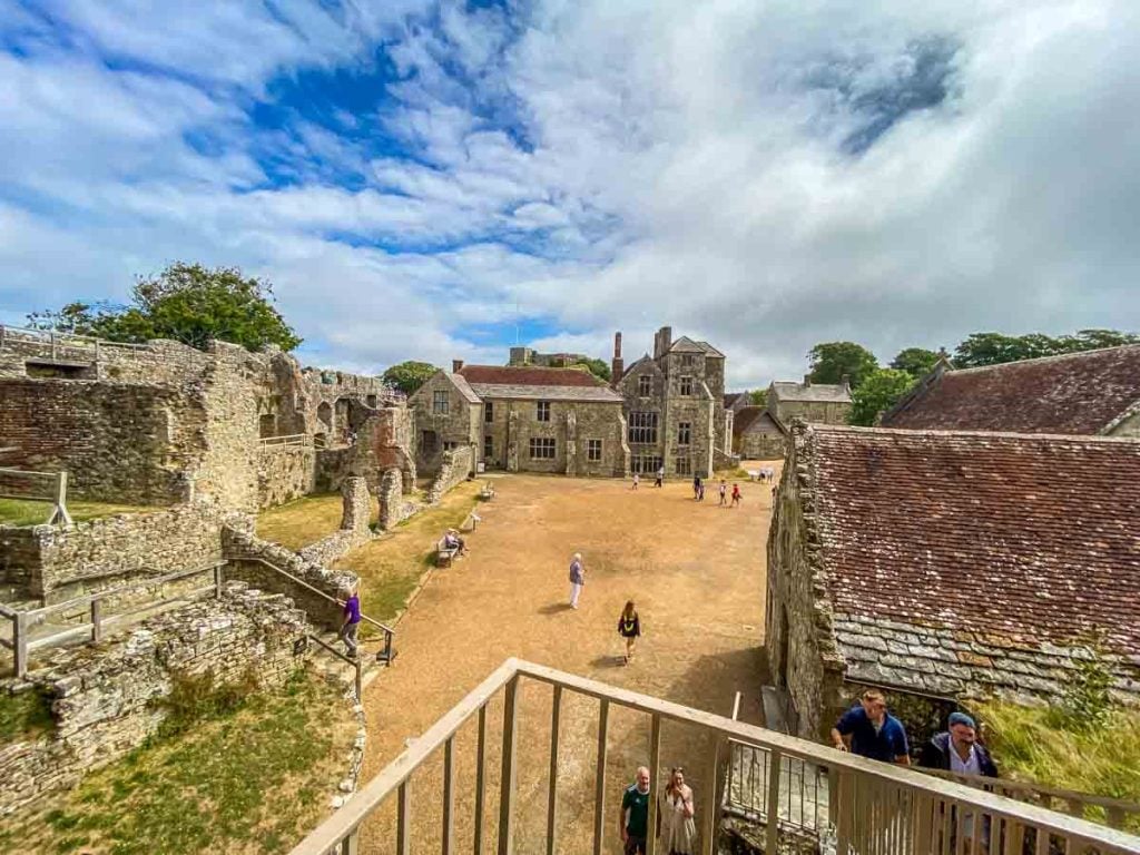 inside Carisbrooke Castle