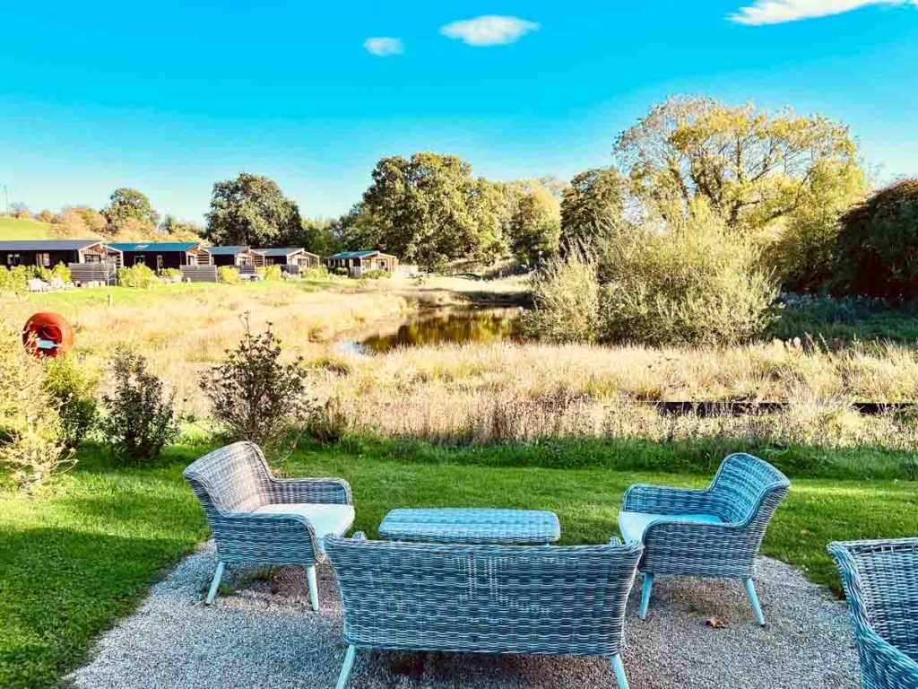 exterior view at the lodges at Blackwater Meadow