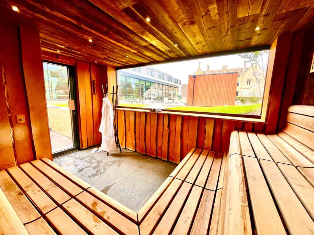 sauna at SCHLOSS Roxburghe