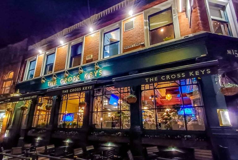 The cross keys in the lace market