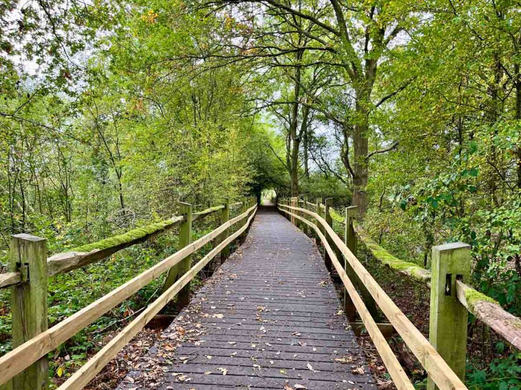 wildlife trail at the oteley estate