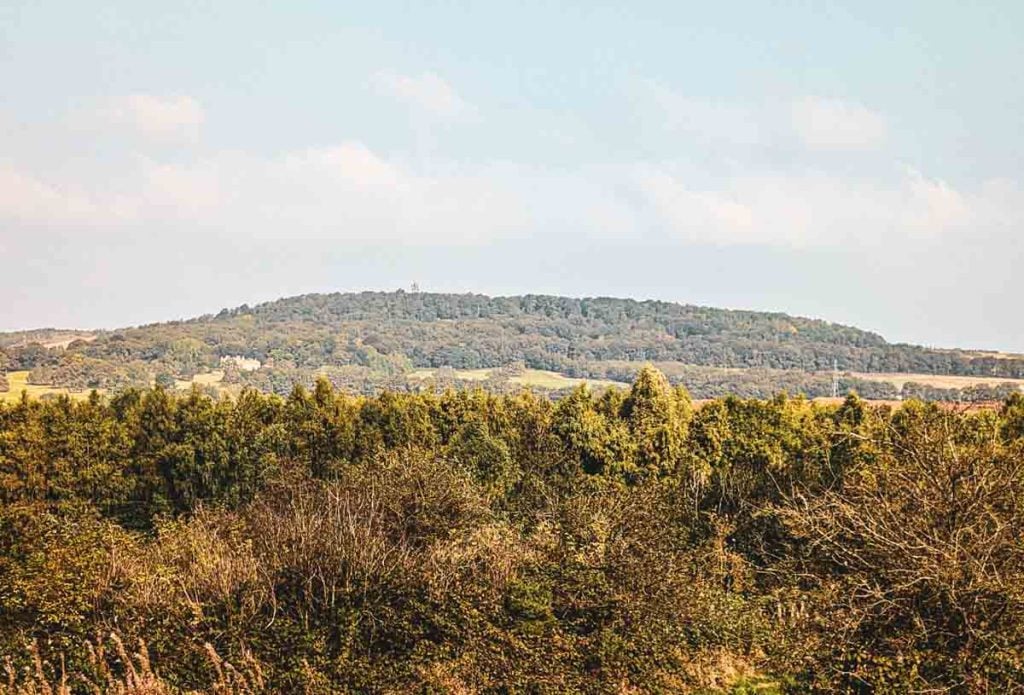 distant view of Bardon Hill