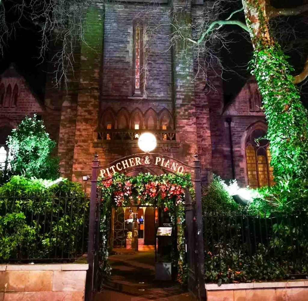 entrance to the Pitcher & Piano