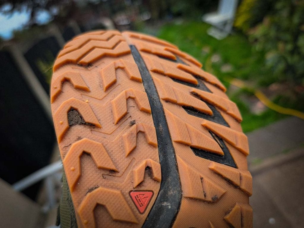 lugs that create grip on walking shoes