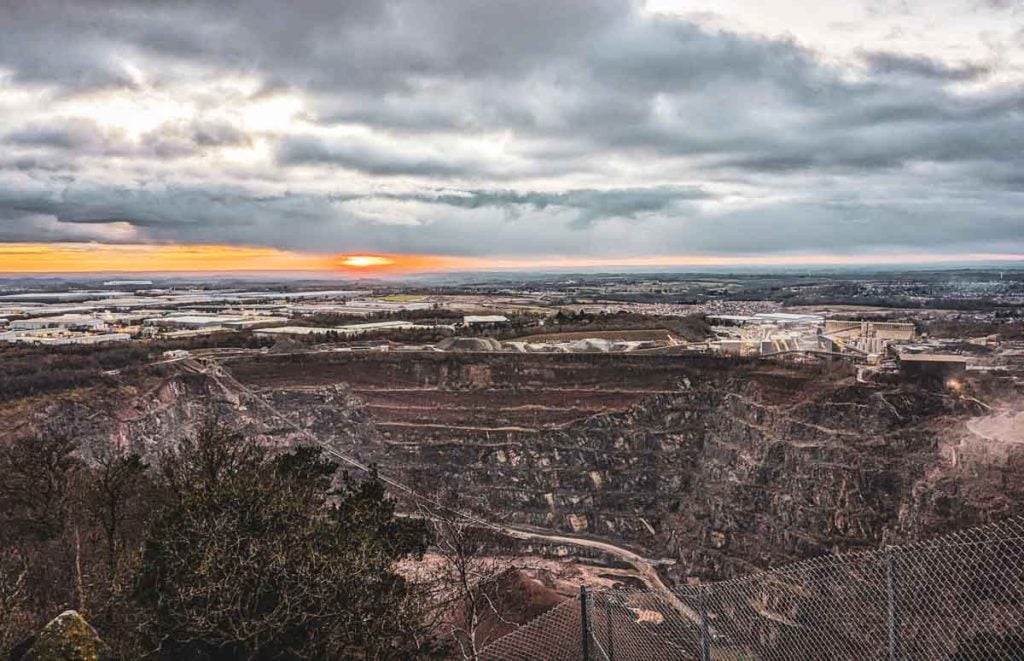 quarry at Bardon Hill