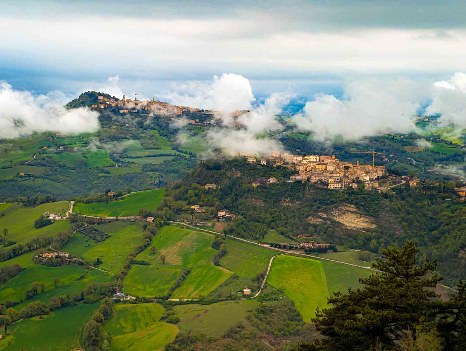 view over Le Marche