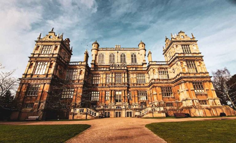 Front of Wollaton Hall in Nottinghamshire