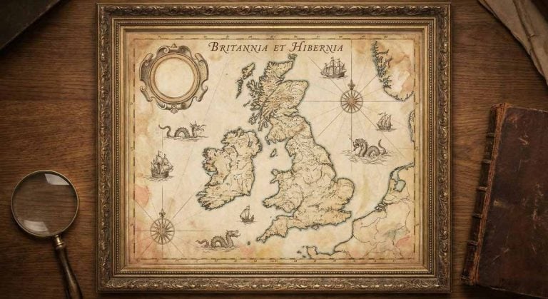 map of britannia et scotia
