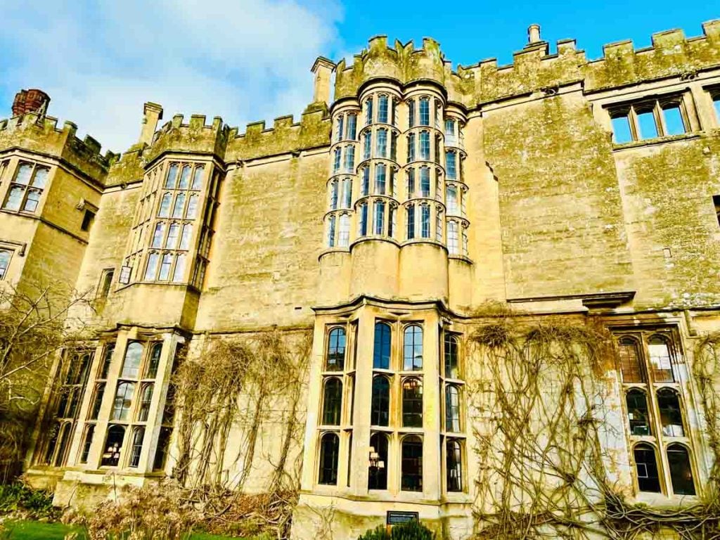 tudor windows in the Thornbury castle hotel