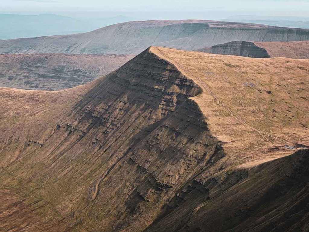 looking at Cribyn form Pen y Fan