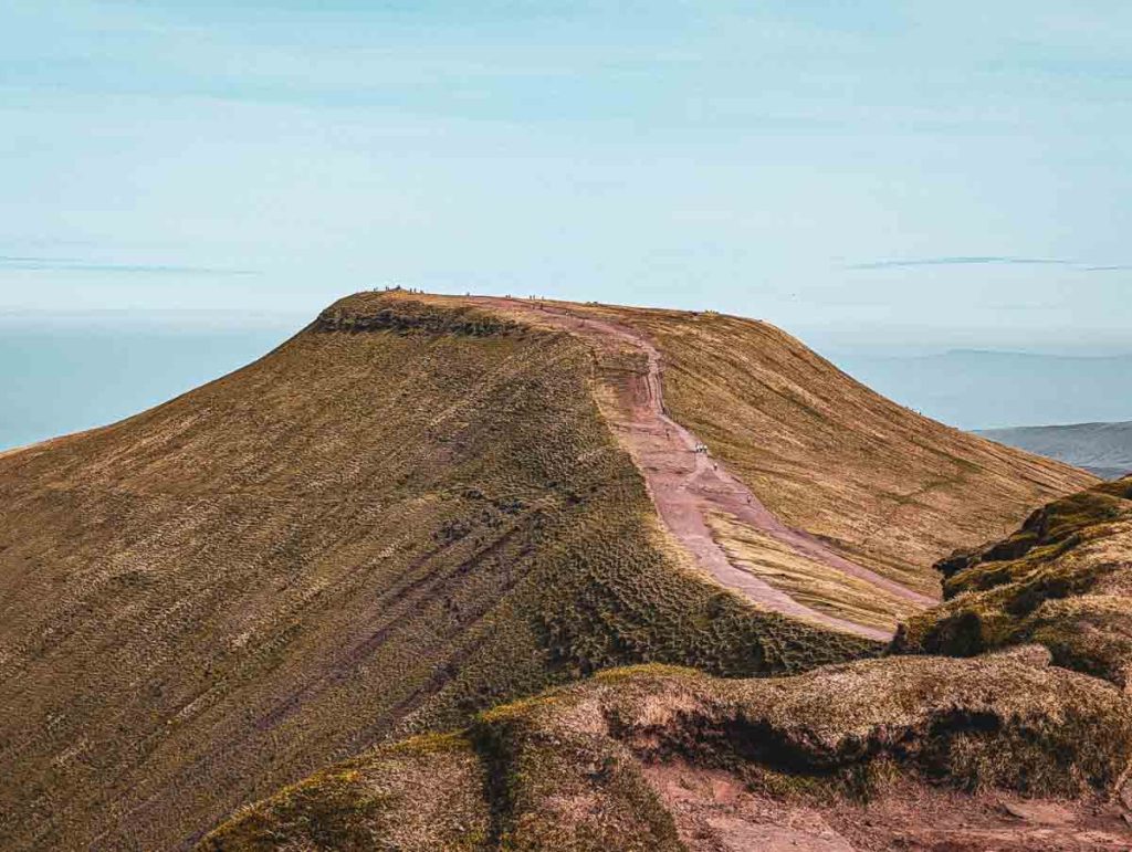 summit of pen y fan from Corn Du