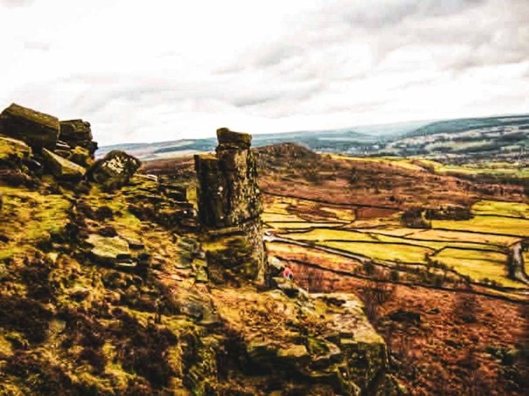 view on Froggatt Edge walk
