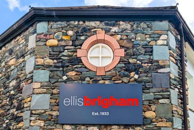 ellis brigham front door in Keswick