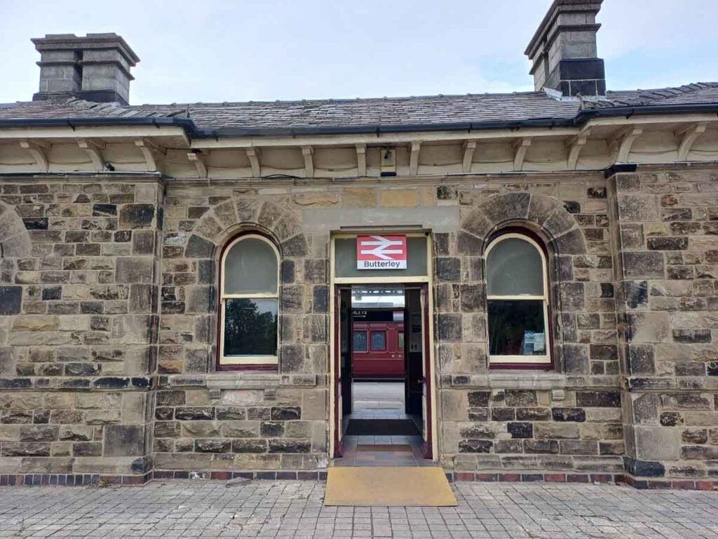 Butterley Heritage railway centre station