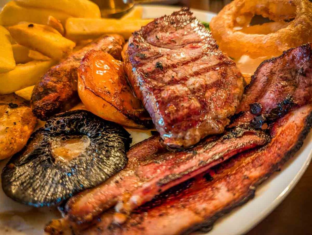 The New Inn in Amesbury mixed grill