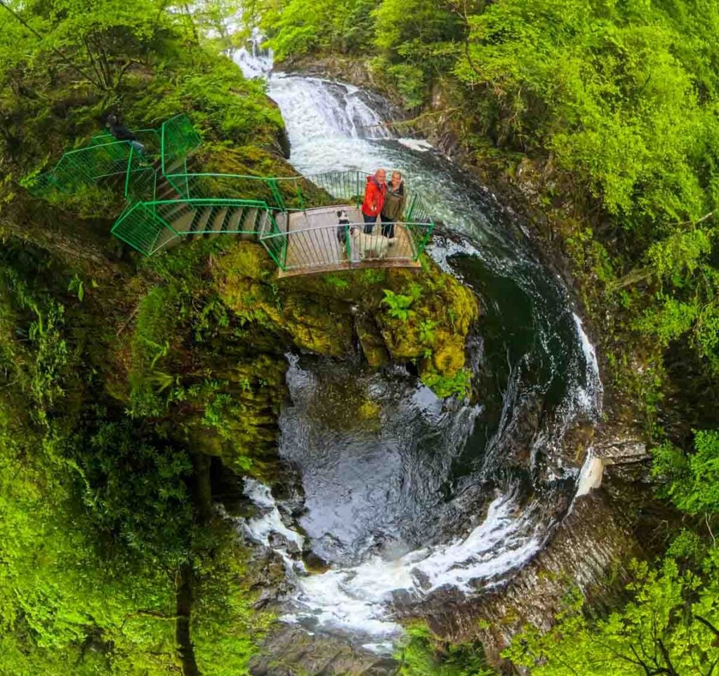 baldhiker at Swallow Falls in Wales