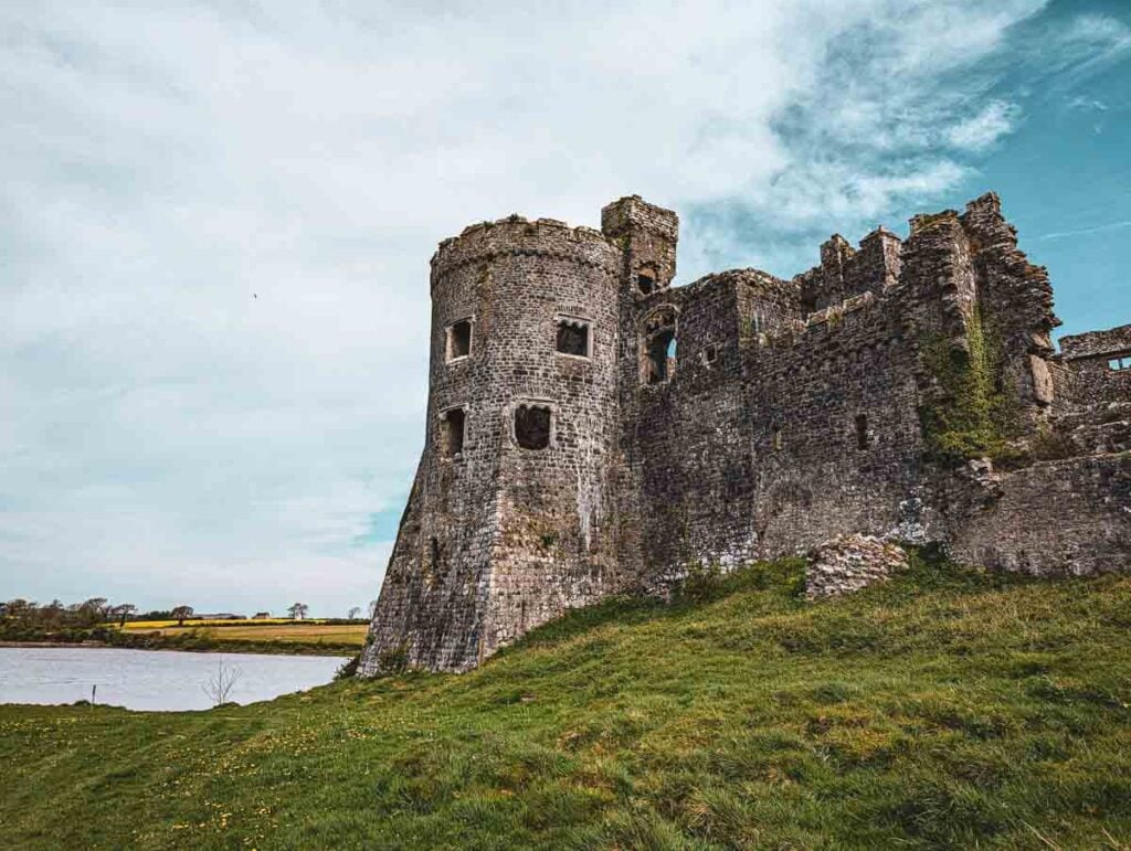 carew castle and millpond